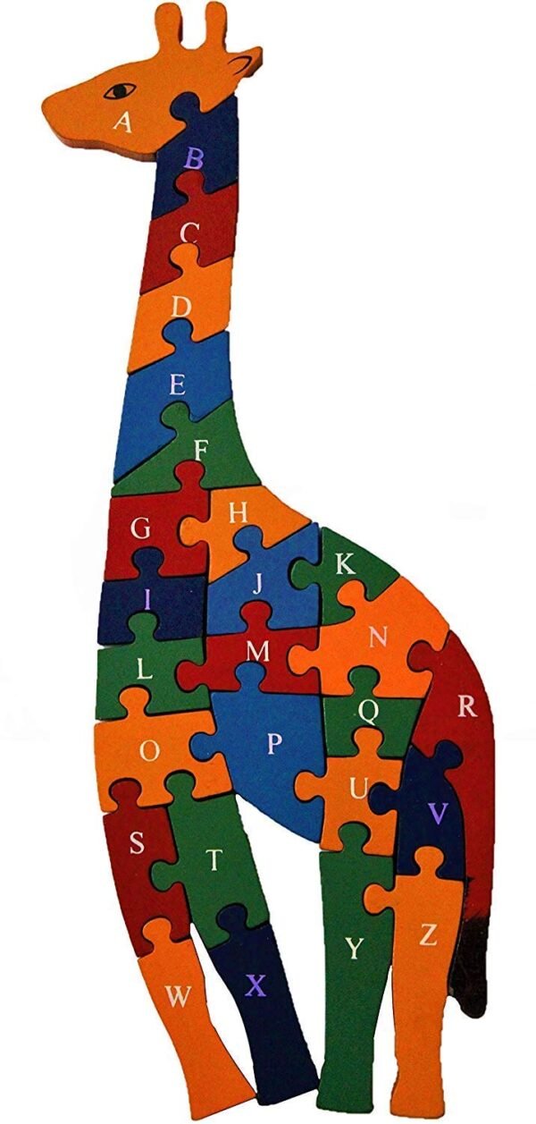 Giraffe Shape Alphabet Puzzle