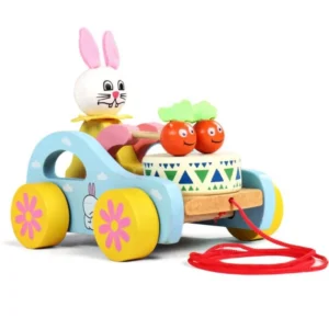 Pull Along Cart - Rabbit