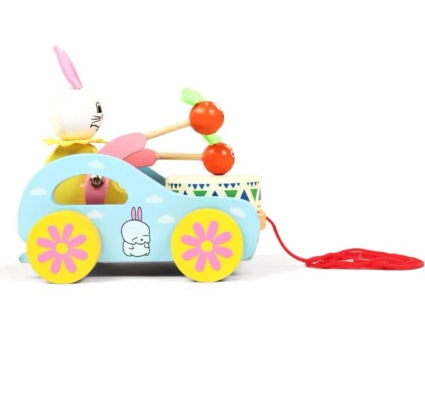 Pull Along Cart - Rabbit